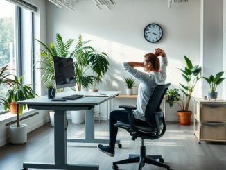 Ergonomie und Pausen im Büro