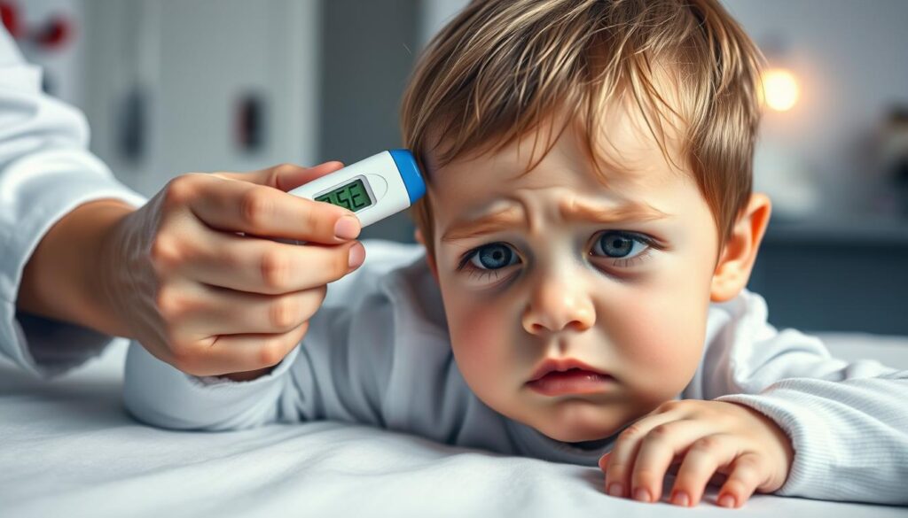 Fieber bei Kindern Messung
