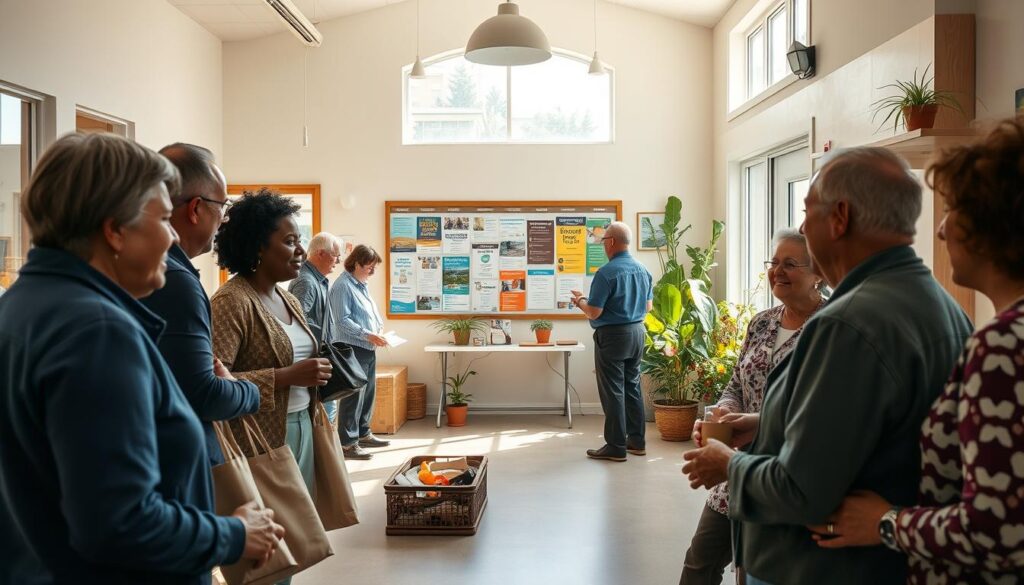 Lokale Dienstleistungen und Nachbarschaftshilfe