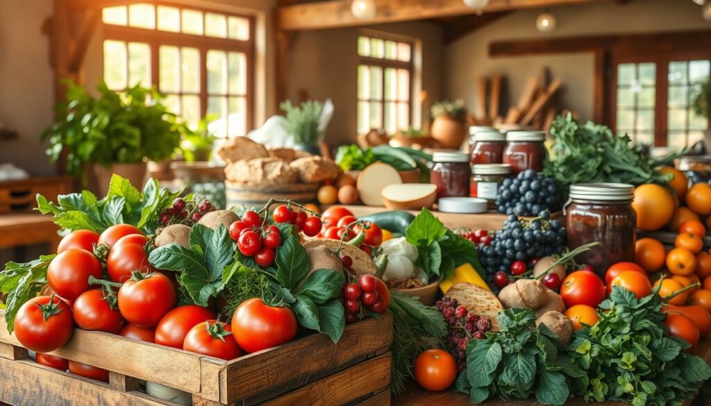 Regionale Produkte und saisonale Ernährung