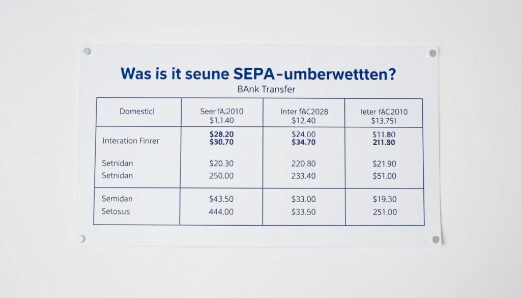 SEPA-Überweisungsdauer Vergleich