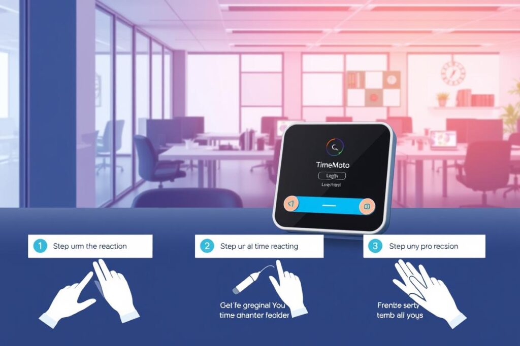Schritt-für-Schritt-Anleitung für den TimeMoto Zeiterfassung Login