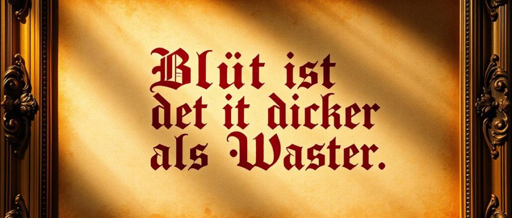Woher-kommt-der-Spruch-Blut-ist-dicker-als-Wasser Woher kommt der Spruch Blut ist dicker als Wasser