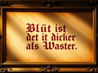 Woher kommt der Spruch Blut ist dicker als Wasser