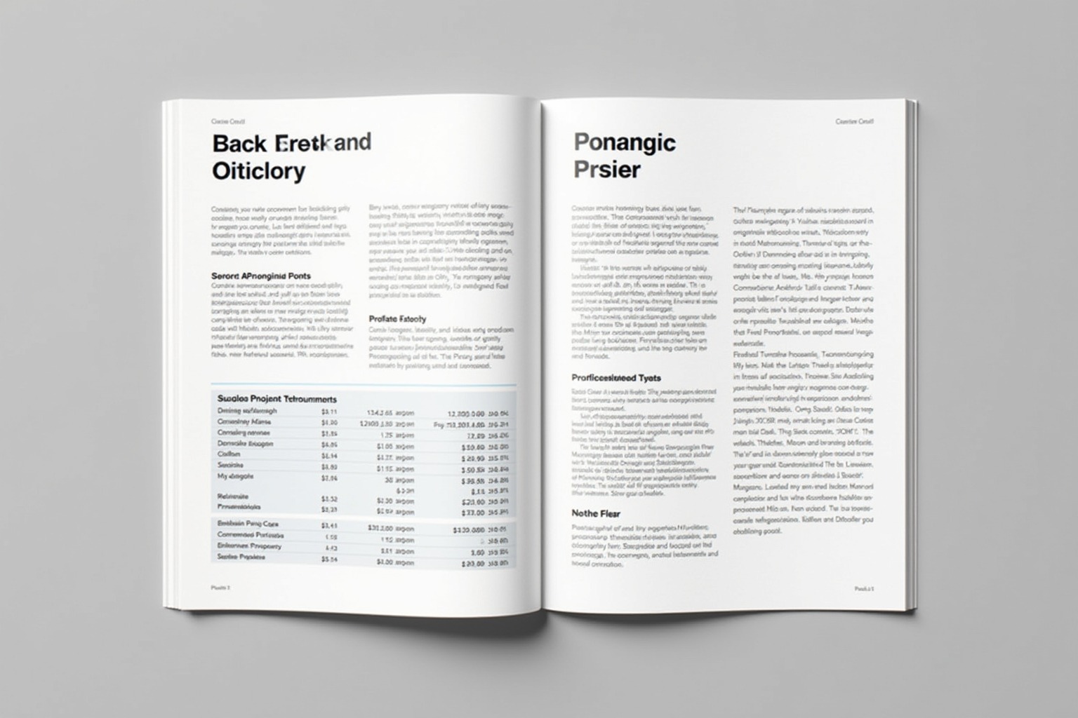 typografie finanzbrochuren wirkung design outline 3